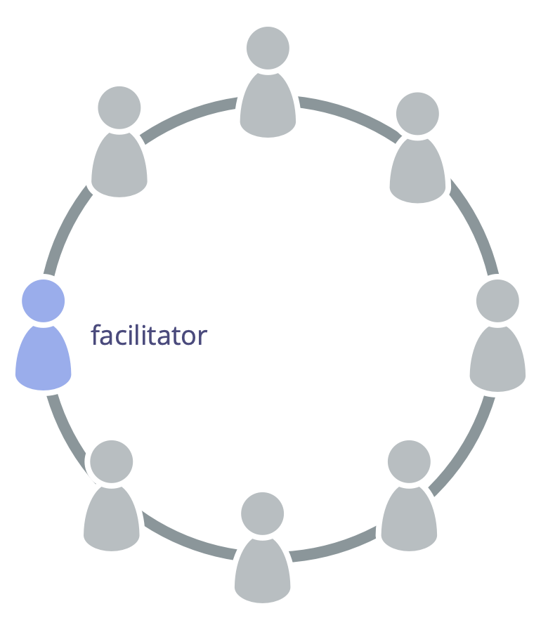 The governance facilitator is typically a member of the team